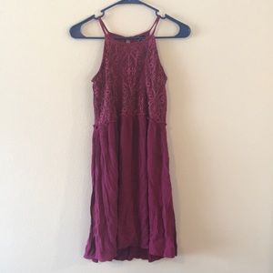 Art class lace purple dress